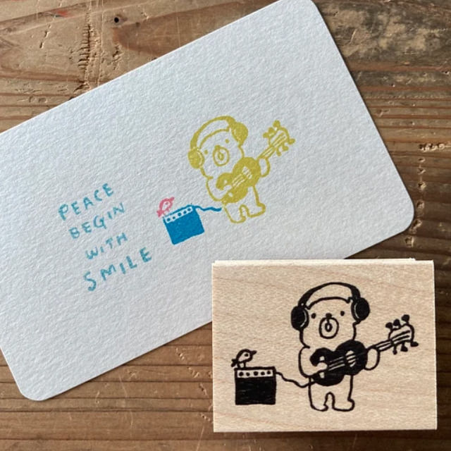 シロクマのスタンプ